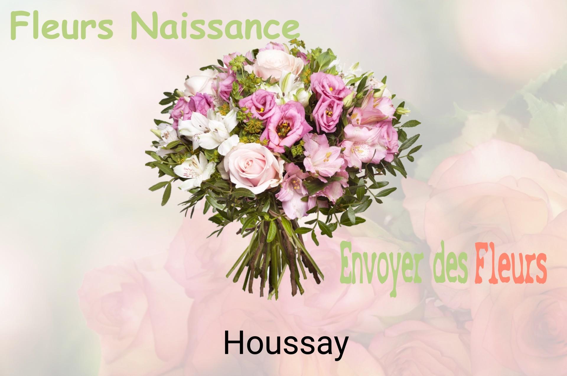 Bouquet de fleurs de naissance livré à Houssay